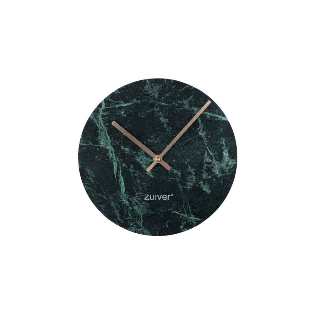 Zuiver Zelené nástenné mramorové hodiny Zuiver Marble Time